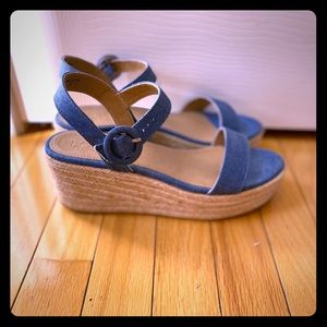 Loft Denim Espadrilles: worm twice